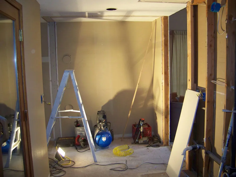 Bathrooms project — B. Yount Construction