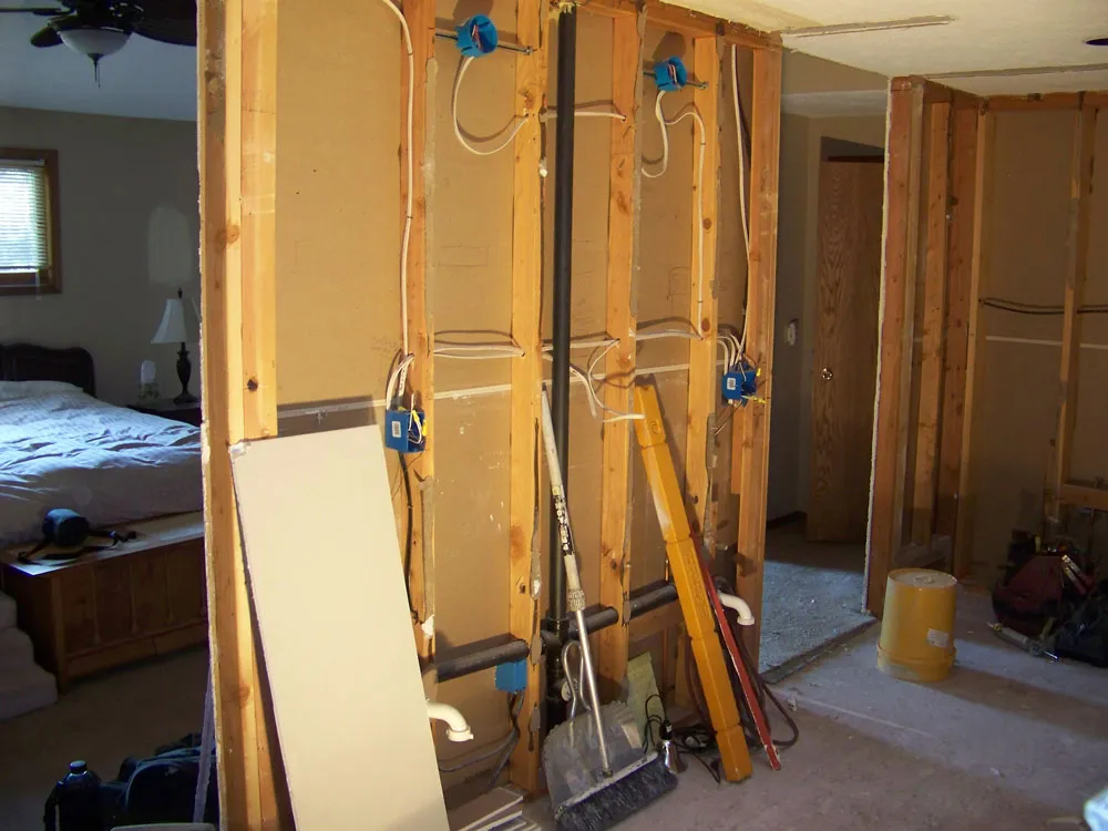 Bathrooms project — B. Yount Construction