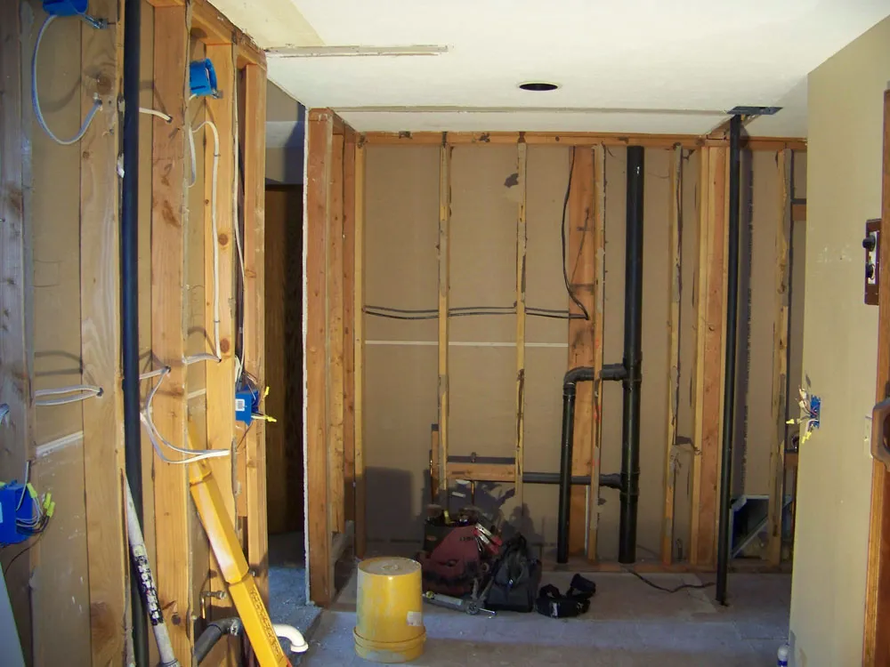 Bathrooms project — B. Yount Construction