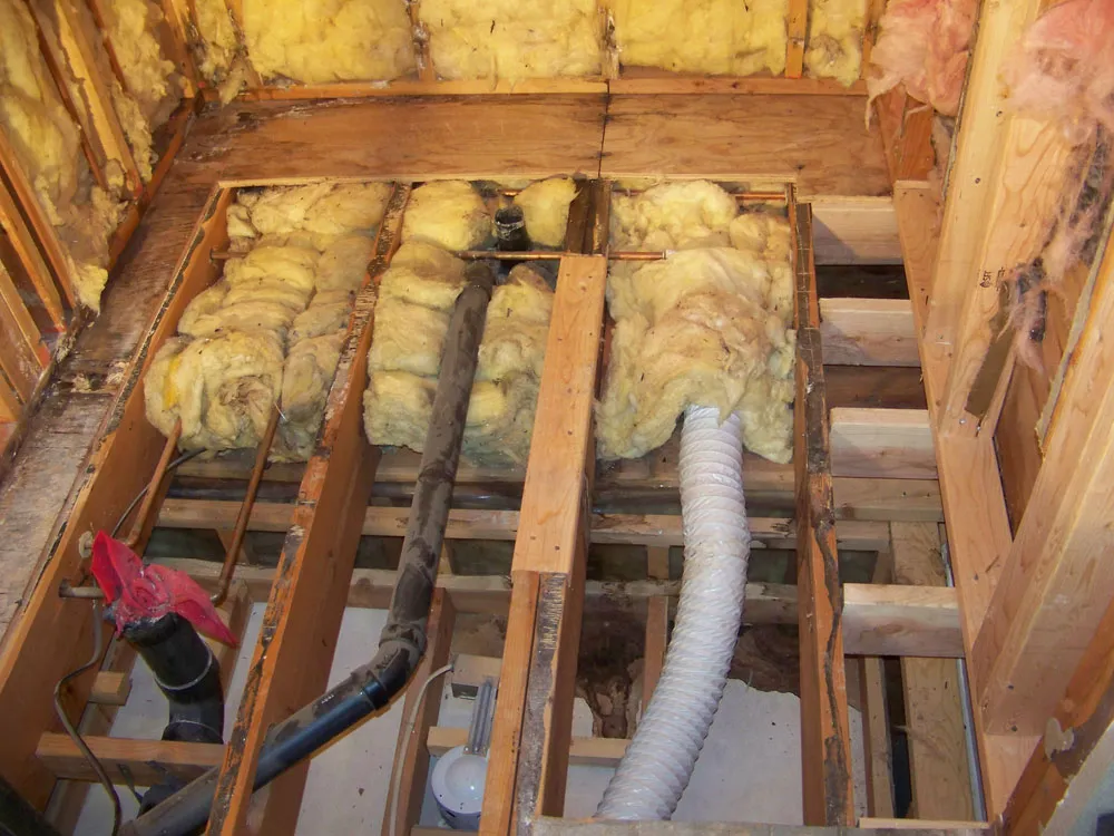 Bathrooms project — B. Yount Construction