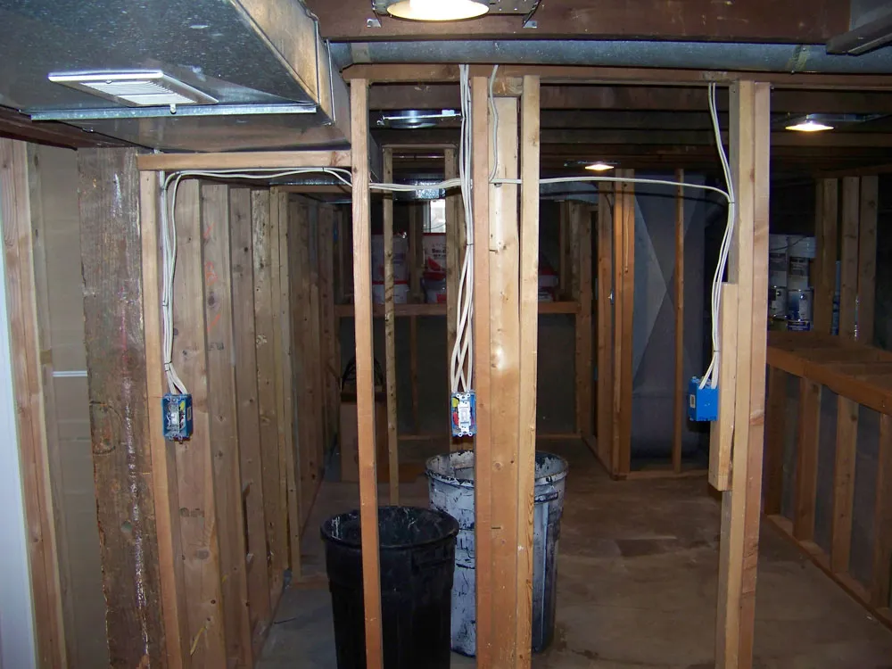 Basements project — B. Yount Construction