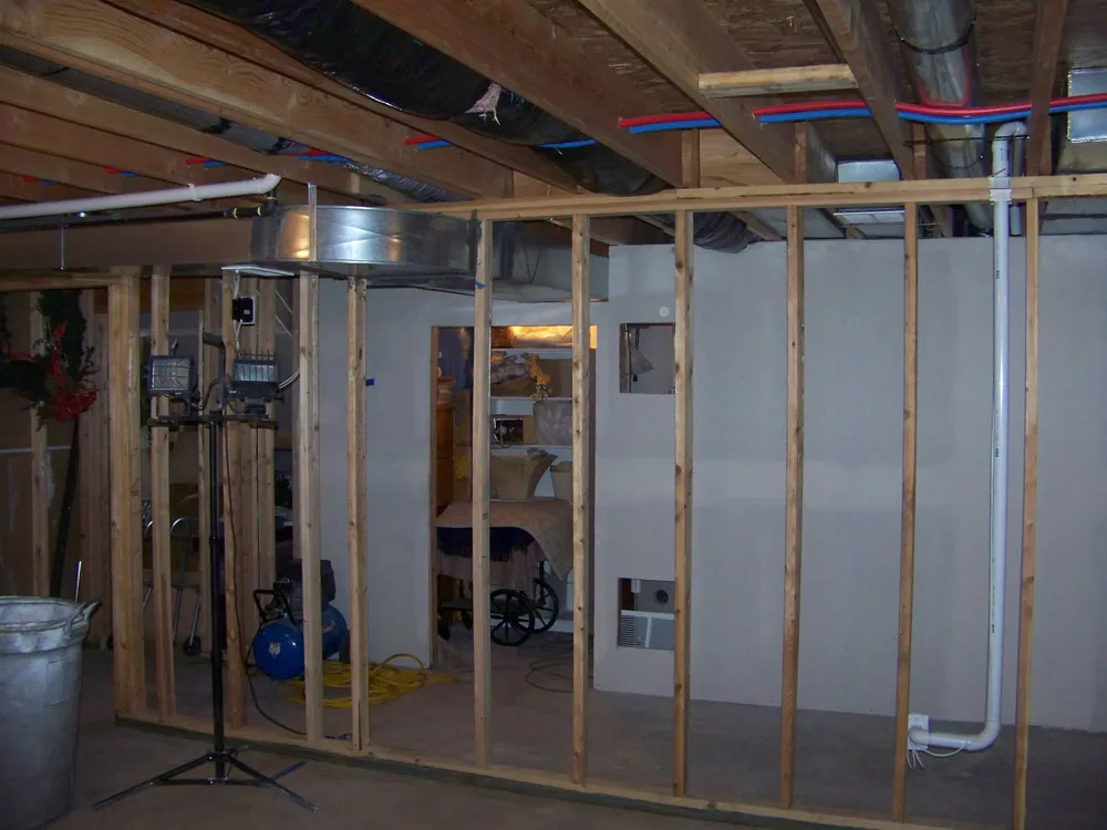 Bathrooms project — B. Yount Construction