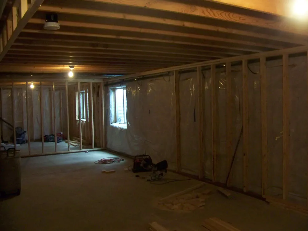 Basements project — B. Yount Construction